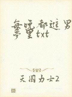 每晚都进男神的梦里txt