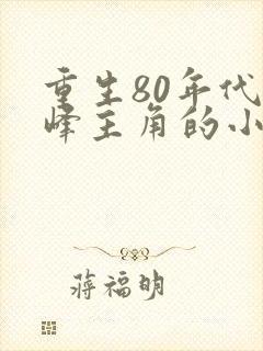 重生80年代陆峰主角的小说