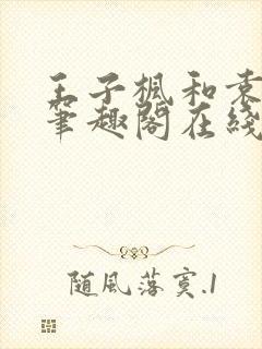 王子枫和袁雯洁笔趣阁在线阅读