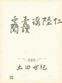 云青瑶陆仁全本阅读