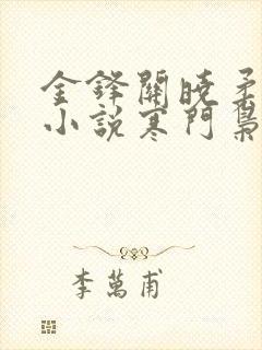 金锋关晓柔穿越小说寒门枭士