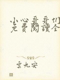 小心哥哥们漫画免费阅读全集