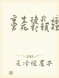 重生后我嫁给渣男死对头短剧免费看