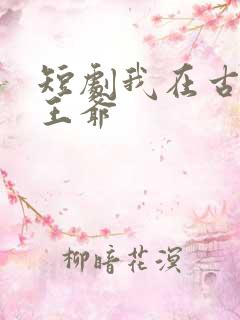 短剧我在古代当王爷
