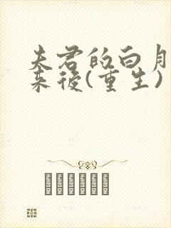 夫君的白月光回来后(重生)