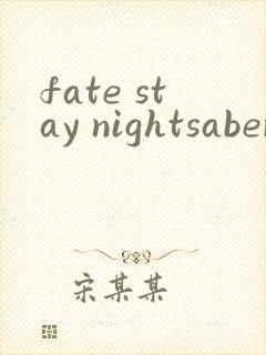 fate stay nightsaber被抓原版