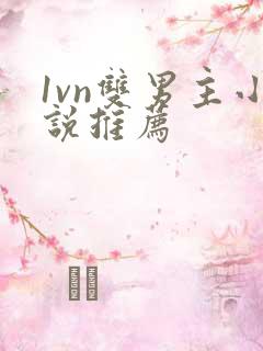 1vn双男主小说推荐