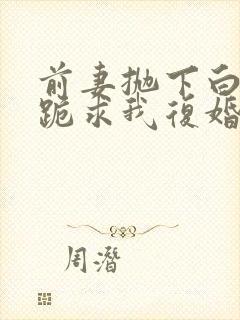 前妻抛下白月光跪求我复婚原谅短剧免费观看