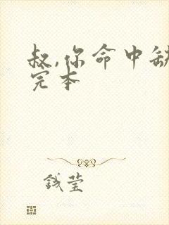 叔,你命中缺我完本