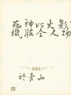 死神vs火影联机版全人物