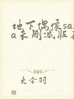 地下偶像sana未删减版在线观看