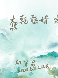 大乾憨婿 完结版