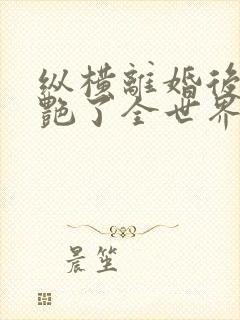 纵横离婚后她惊艳了全世界