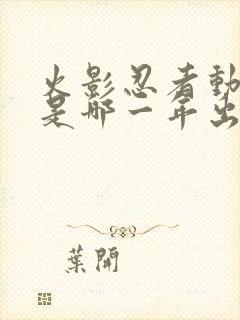 火影忍者动画片是哪一年出的