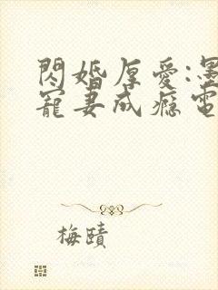 闪婚厚爱:墨少宠妻成瘾电子版