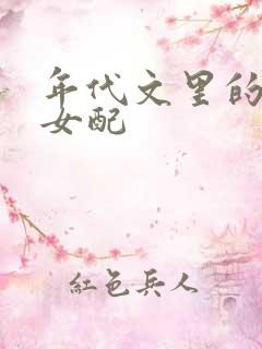年代文里的漂亮女配