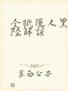 全职猎人黑暗大陆解说