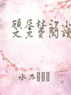 顾辰林汐小说全文免费阅读