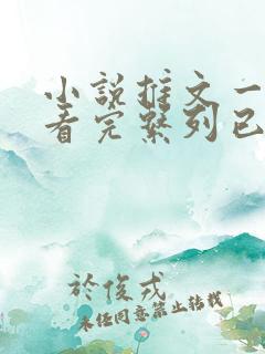 小说推文一口气看完系列已完结爽文