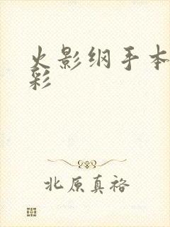 火影纲手本子全彩