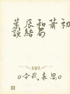 叶辰和萧初然小说结局