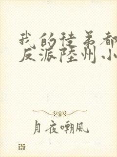 我的徒弟都是大反派陆州小说好看么