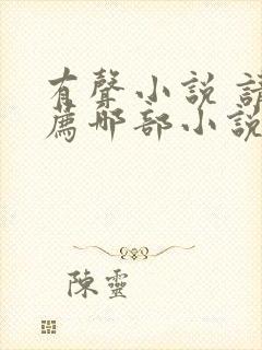 有声小说 请推荐哪部小说好听