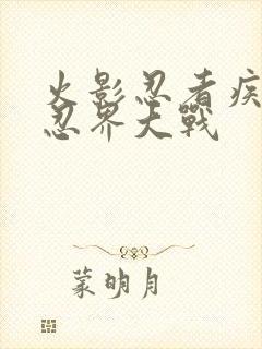 火影忍者疾风传忍界大战