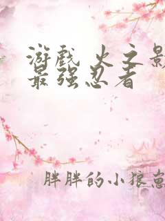 游戏 火之影:最强忍者