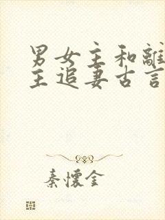 男女主和离后男主追妻古言