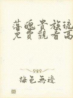 落魄贵族琉璃川免费观看高清动漫