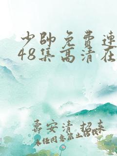 少帅免费连续剧48集高清在线观看