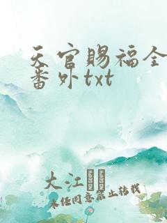 天官赐福全文加番外txt