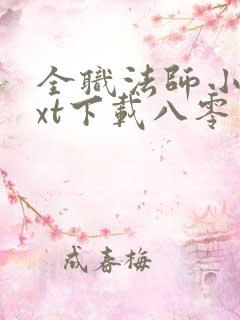 全职法师小说txt下载八零电子书