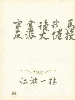 穿书后我马上向反派大佬投降