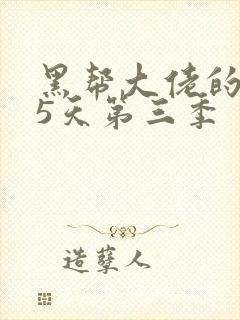 黑帮大佬的365天第三季