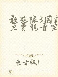 敢死队3国语版免费观看完整版