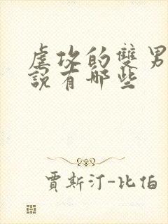 虐攻的双男主小说有哪些