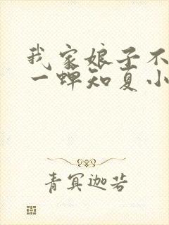 我家娘子不对劲一蝉知夏小说全集txt