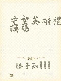 守望英雄礼包兑换码