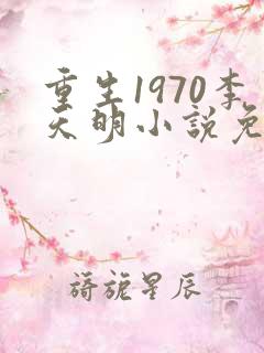 重生1970李天明小说免费阅读