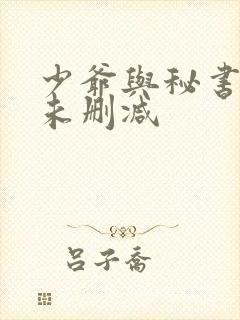 少爷与秘书漫画未删减