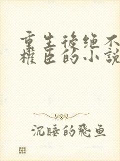 重生后绝不嫁给权臣的小说