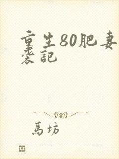 重生80肥妻逆袭记