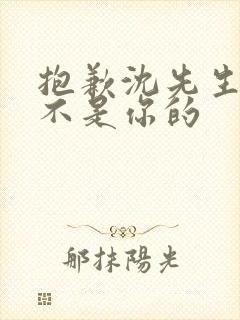 抱歉沈先生孩子不是你的