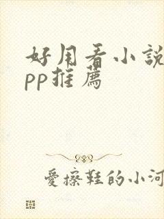 好用看小说的app推荐