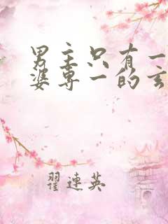 男主只有一个老婆专一的玄幻小说