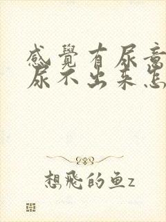 感觉有尿意但是尿不出来怎么回事