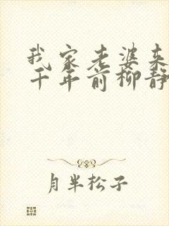 我家老婆来自一千年前柳静芳