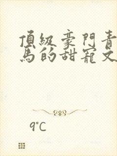 顶级豪门青梅竹马的甜宠文